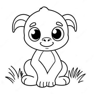 Cute Zooba Animals Coloring Page 29648-26726