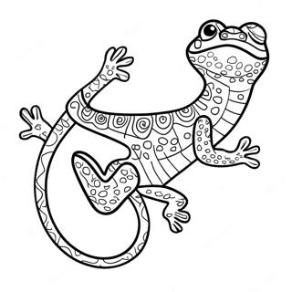 Gecko Coloring Page 29667-26739