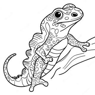 Gecko Coloring Page 29667-26740