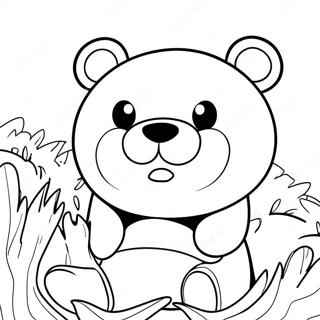 Monokuma Danganronpa Coloring Page 29688-26757