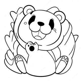 Monokuma Danganronpa Coloring Page 29688-26760