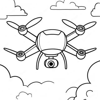 Flying Drone In The Sky Coloring Page 29728-26790