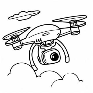 Flying Drone In The Sky Coloring Page 29728-26791