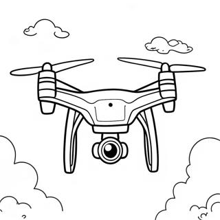 Flying Drone In The Sky Coloring Page 29728-26792