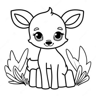 Baby Deer Coloring Page 29737-26794