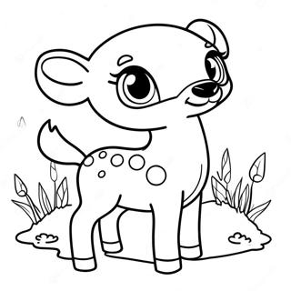 Baby Deer Coloring Page 29737-26796