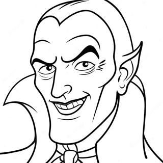 Spooky Gothic Vampire Coloring Page 29748-26808