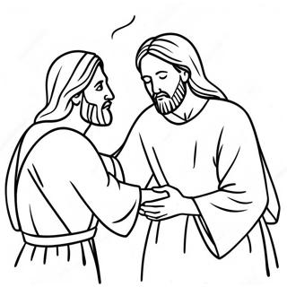 Jesus Healing The Blind Man Coloring Page 29758-26814