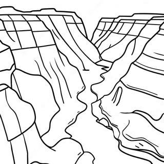 Grand Canyon Sunset Coloring Page 29768-26824