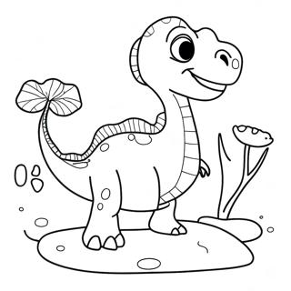 Water Dinosaur Coloring Page 29777-26826