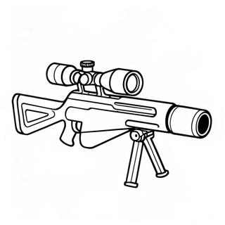 Realistic Sniper Gun Coloring Page 29788-26837