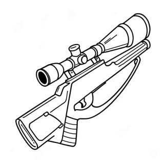 Realistic Sniper Gun Coloring Page 29788-26840