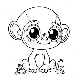 Cute Et Alien Coloring Page 29808-26853