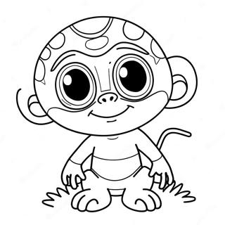 Cute Et Alien Coloring Page 29808-26855