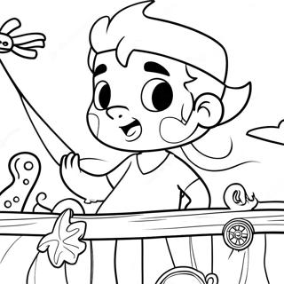 Jake And The Neverland Pirates Coloring Page 29817-26859