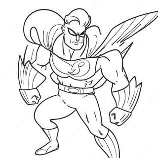 Super Hero Coloring Page 29827-26866