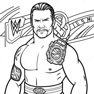 Wwe Coloring Page 29837-26874