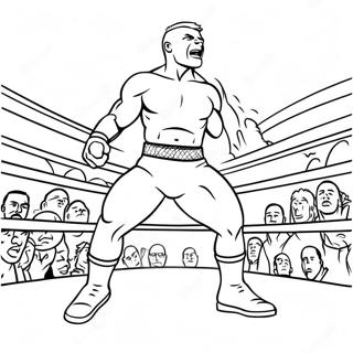 Wwe Wrestler Jumping On Opponent Coloring Page 29838-26878