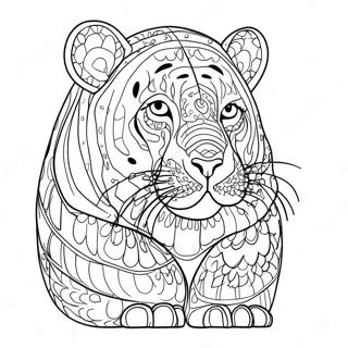 Colorful Dot Markers Animals Coloring Page 29869-26893