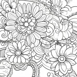 Vibrant Posca Markers Art Coloring Page 29879-26902