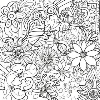 Vibrant Posca Markers Art Coloring Page 29879-26903