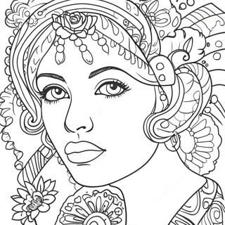 Vibrant Posca Markers Art Coloring Page 29879-26904