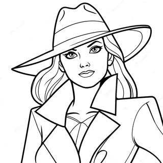 Carmen Sandiego Coloring Page 29888-26908