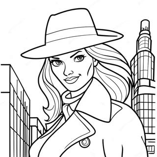 Carmen Sandiego In A Mysterious City Coloring Page 29889-26909