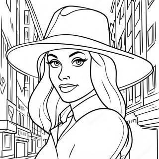 Carmen Sandiego In A Mysterious City Coloring Page 29889-26912