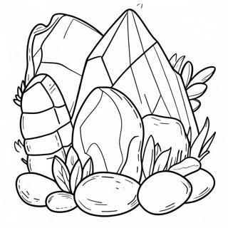 Rocks And Minerals Coloring Page 29898-26914