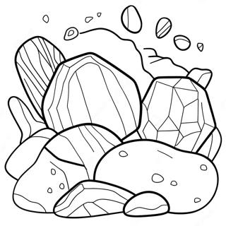 Rocks And Minerals Coloring Page 29898-26915