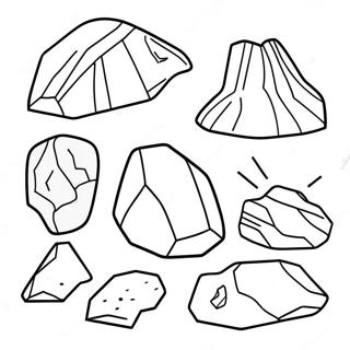 Rocks And Minerals Coloring Page 29898-26916