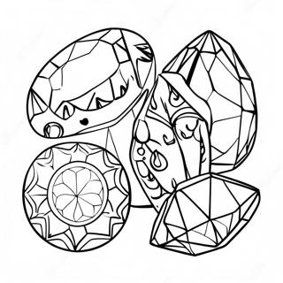 Sparkling Gemstone Coloring Page 29899-26920