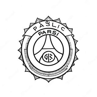 Psg Logo Coloring Page 29918-26932