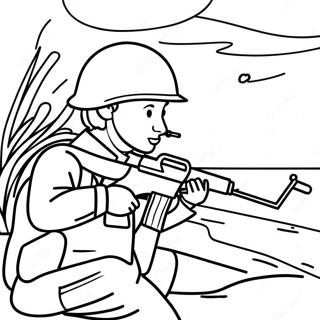 D Day Coloring Page 29928-26938