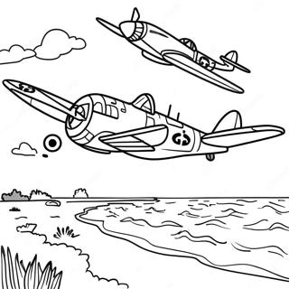 D Day Coloring Page 29928-26940