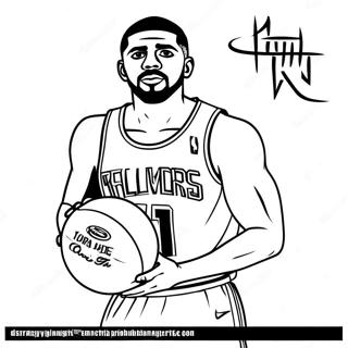 Kyrie Irving Coloring Page 29958-26964