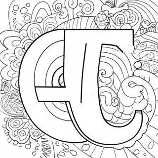 Cute Pi Symbol Coloring Page 29969-26974