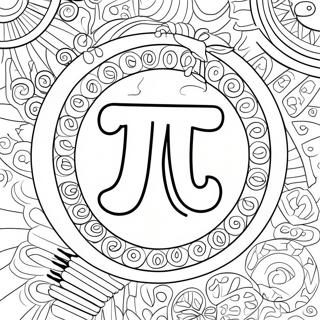 Cute Pi Symbol Coloring Page 29969-26975