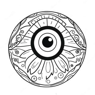 Eyeball Coloring Page 29978-26979