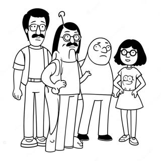 Bob S Burgers Coloring Page 2998-2426