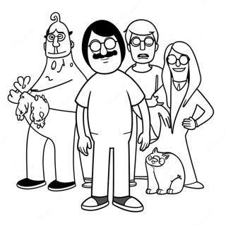 Bob S Burgers Coloring Page 2998-2428