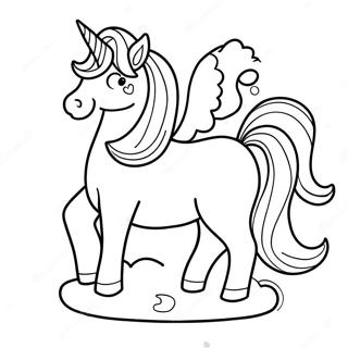 Unicorn Poop Coloring Page 30018-27012