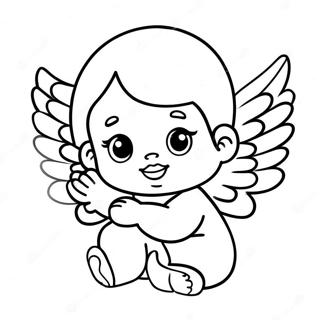 Little Angel Coloring Page 30048-27034