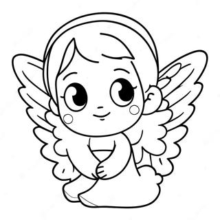 Little Angel Coloring Page 30048-27035