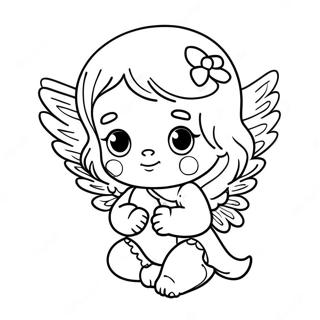 Little Angel Coloring Page 30048-27036