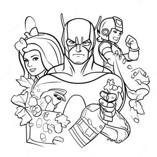 Avengers Christmas Coloring Pages