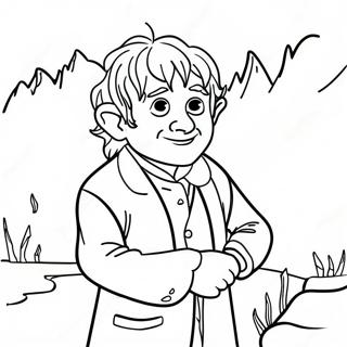 Bilbo Baggins Adventure Coloring Page 30079-27061