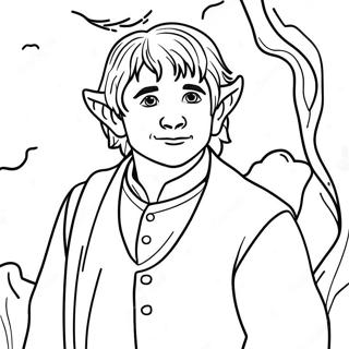 Bilbo Baggins Adventure Coloring Page 30079-27063