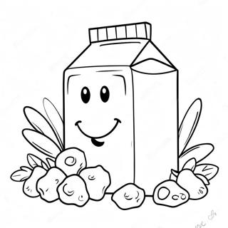 Milk Carton Coloring Page 30098-27076